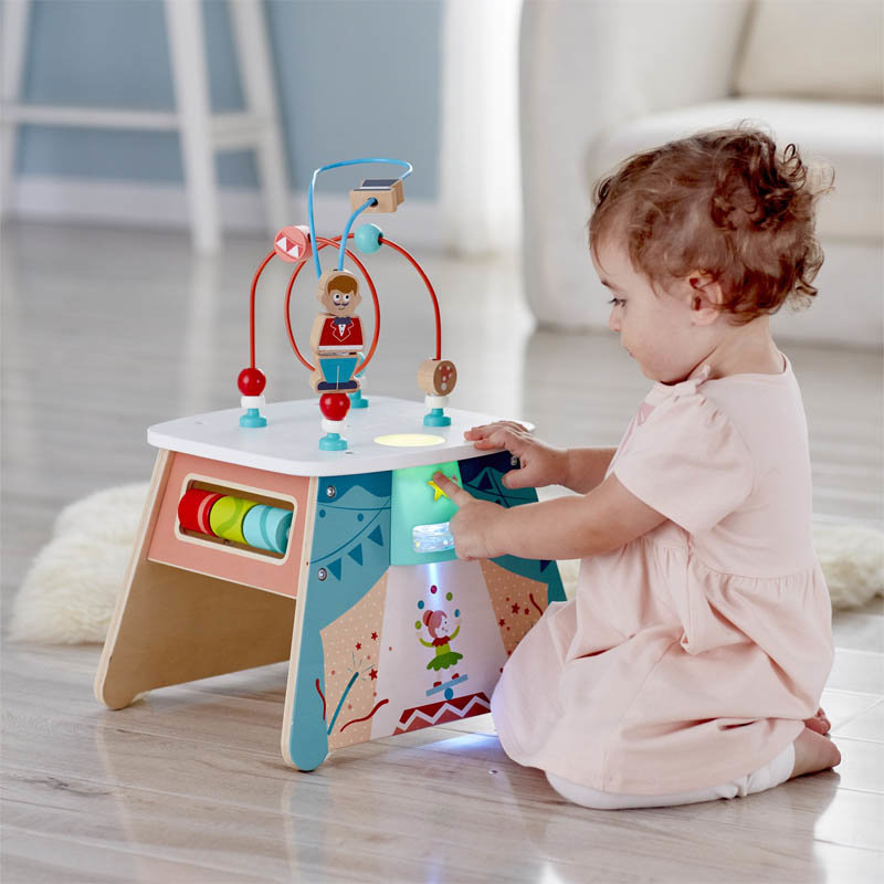 Hape Toys Hape Light-Up Circus Activity Cube