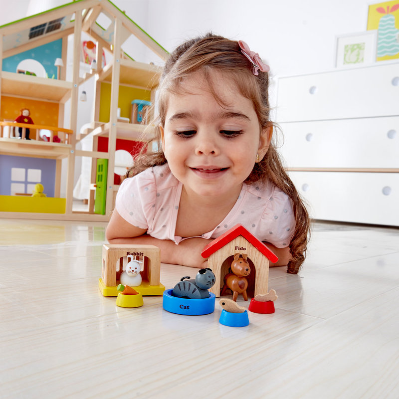 Hape Toys Hape Wooden Doll House Furniture: Pets