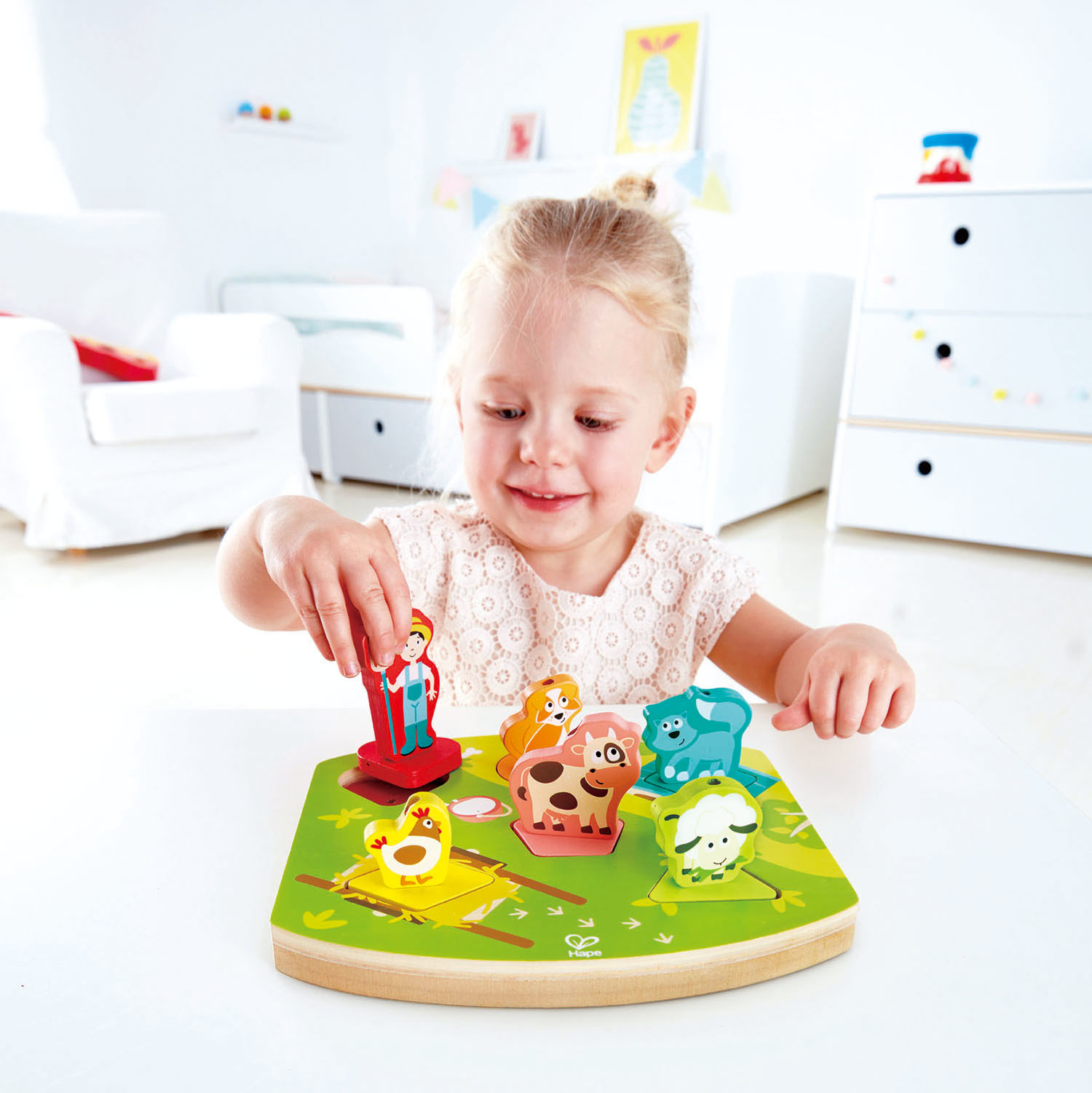 Hape Toys Hape Farmyard Sound Puzzle