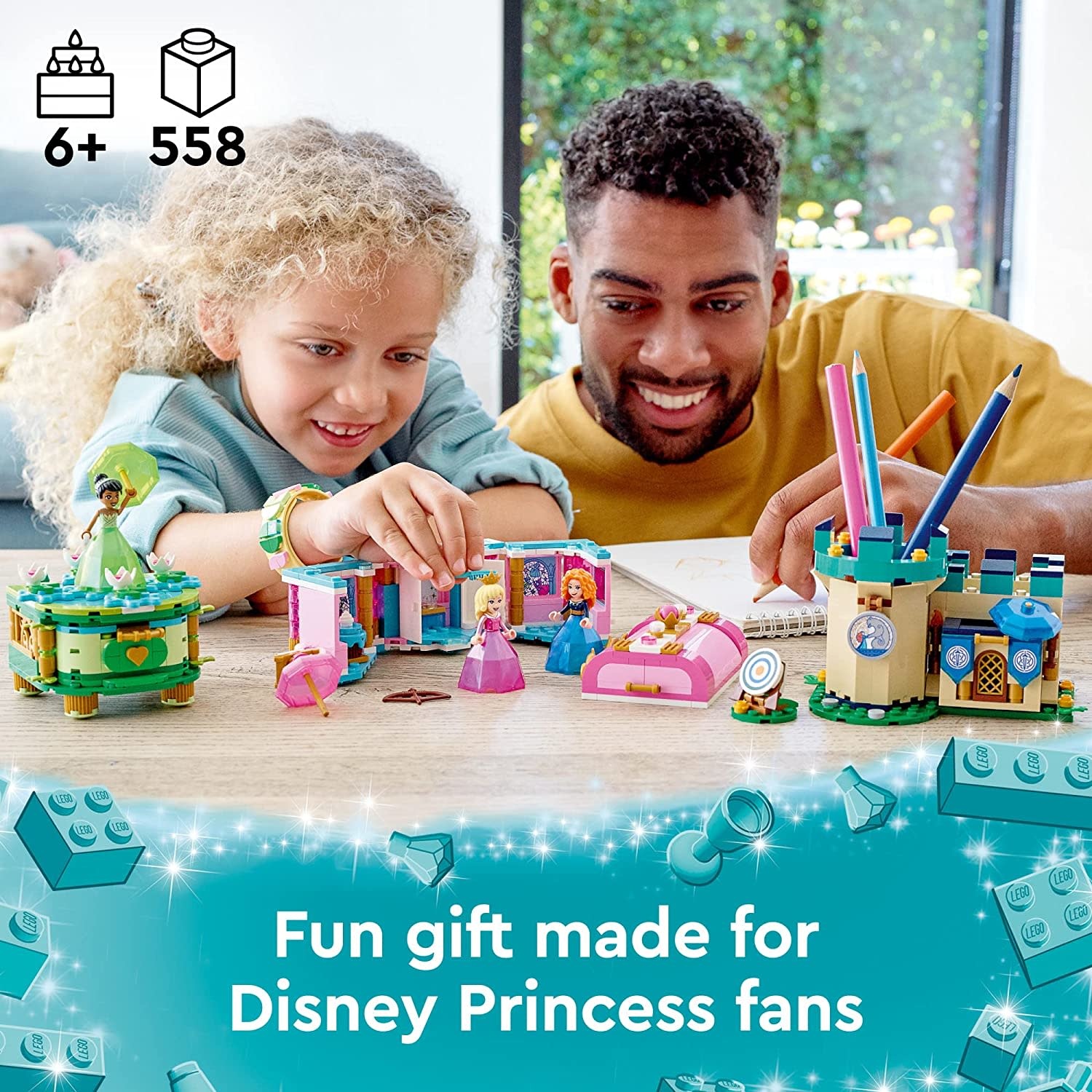 Lego Lego Disney Aurora, Merida, Tina Enchanted Creations