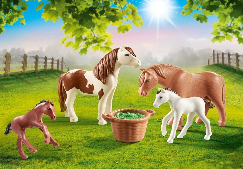 Playmobil Playmobil Pony Ponies with Foal