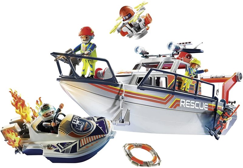 Playmobil Playmobil City Action Fire Rescue  Personal Watercraft
