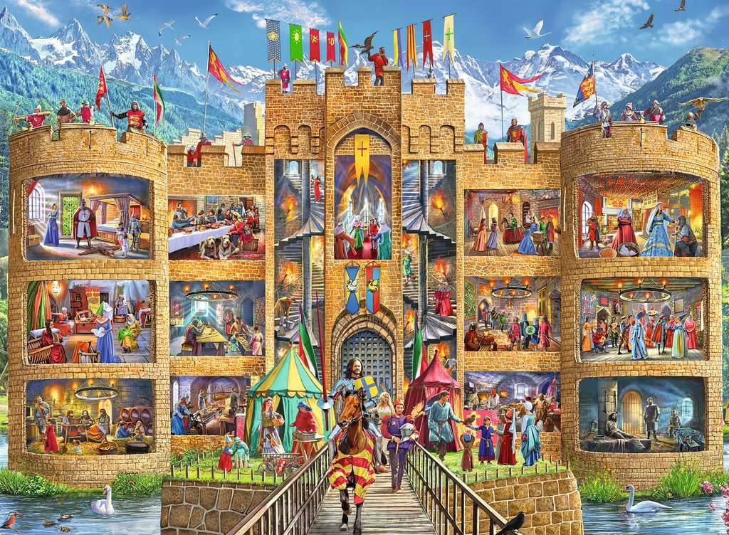 Ravensburger Ravensburger Puzzle 150pc Cutaway Castle