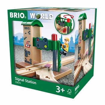 Brio Brio World Train Signal Station