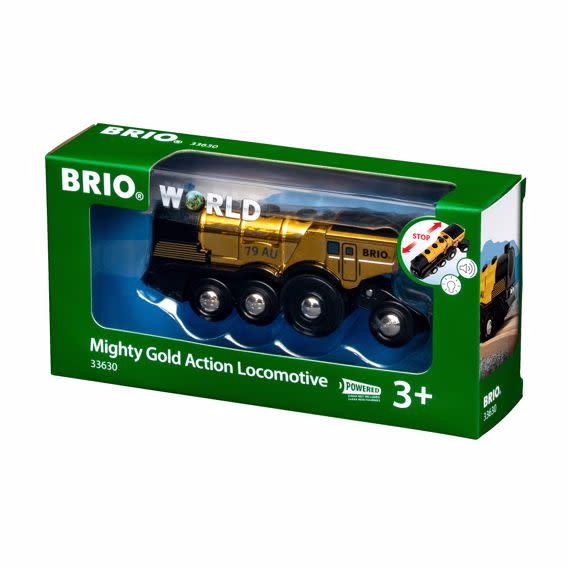 Brio Brio World Train Mighty Gold Locomotive