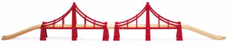 Brio Brio World Trains Double Suspension Bridge