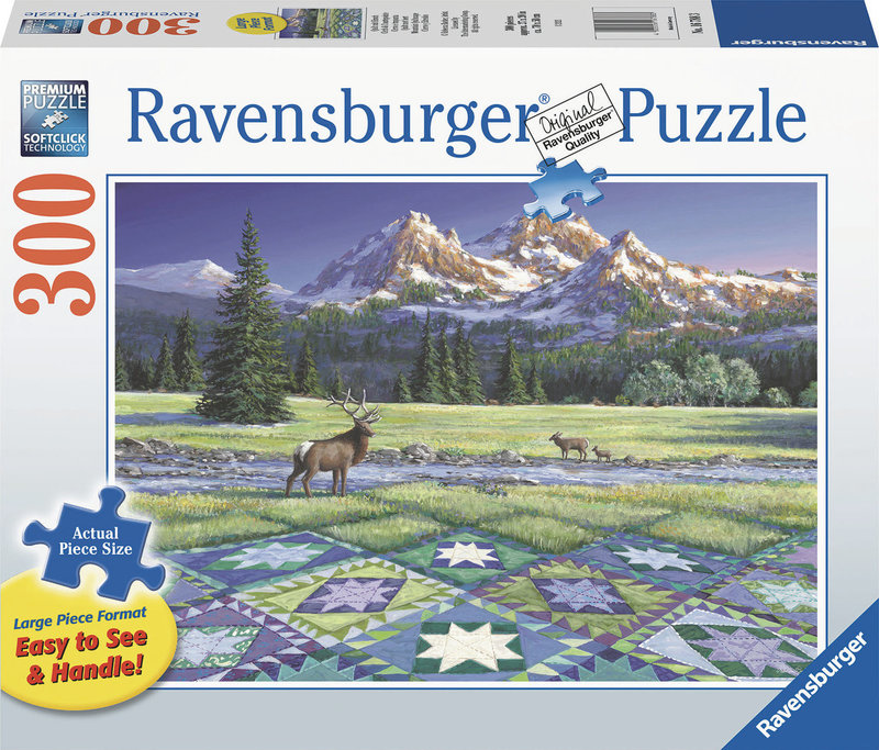 Ravensburger Puzzle 300pc Large Format Mountain Quiltscape