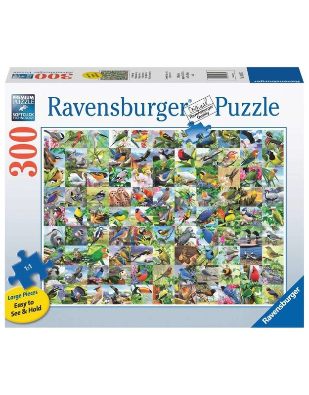 Ravensburger Puzzle 300pc Large Format 99 Delightful Birds