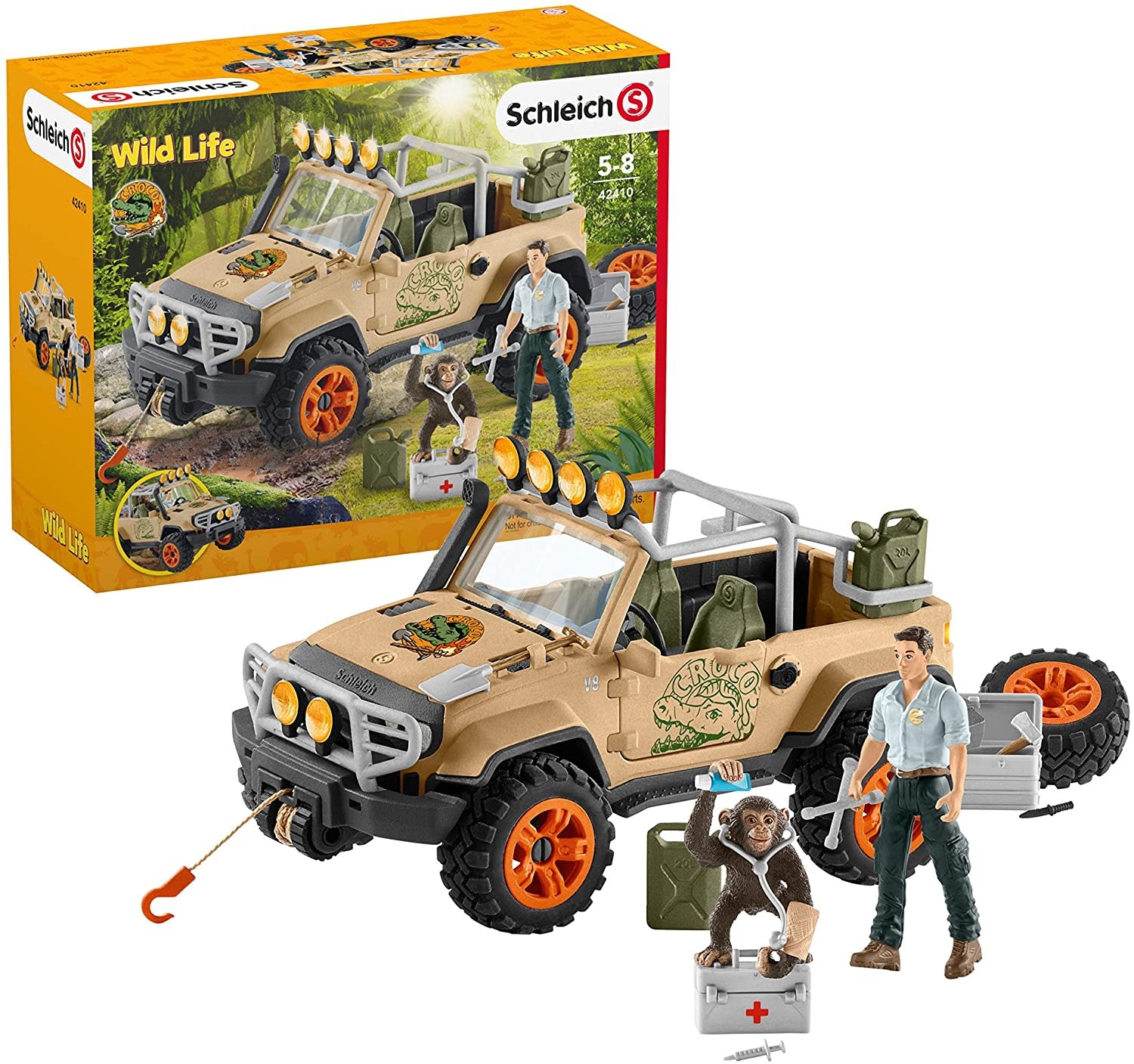 Schleich Schleich Wild LIfe 4x4 Vehicle with Winch