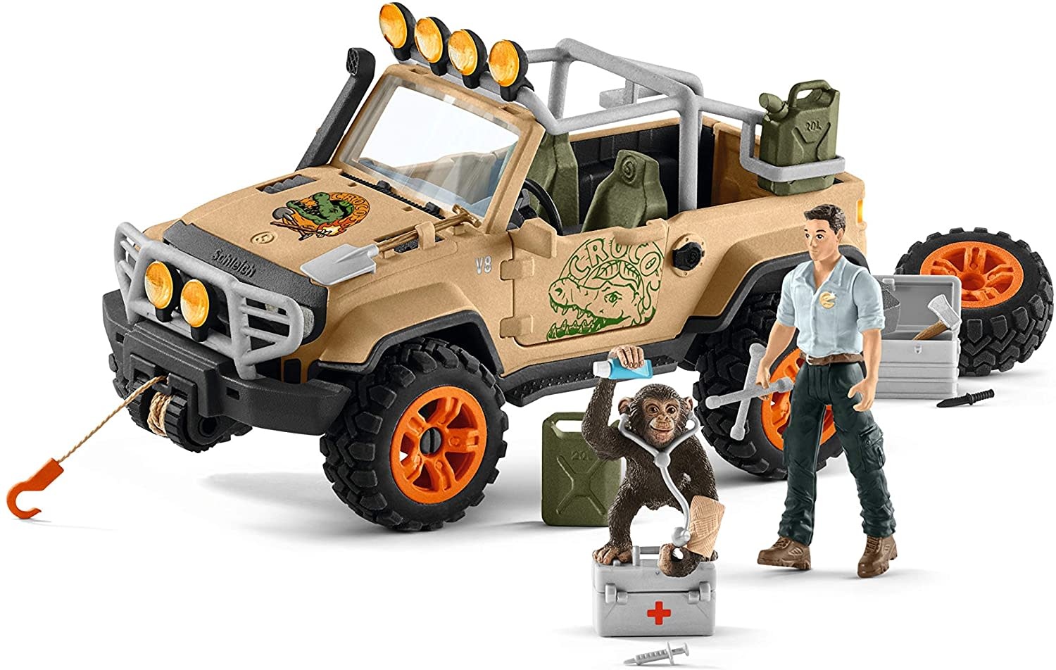 Schleich Schleich Wild LIfe 4x4 Vehicle with Winch