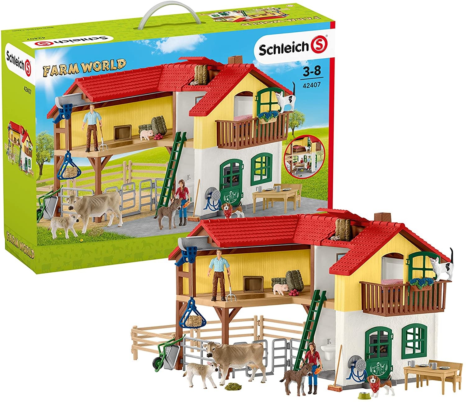 Schleich Farm World Large Farm House - Minds Alive! Toys Crafts Books