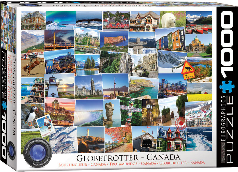 Eurographics Eurographic Puzzle 1000pc Globetrotter Canada