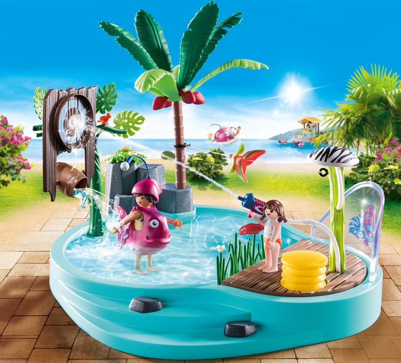 Playmobil Beach Aqua Small Pool with Water Sprayer - Minds Alive