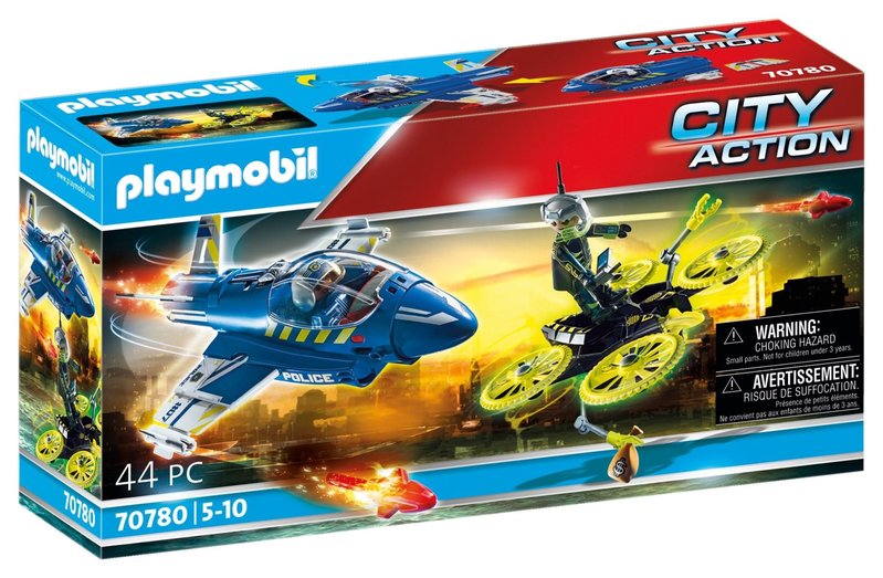 Playmobil Playmobile Police Jet with Drone