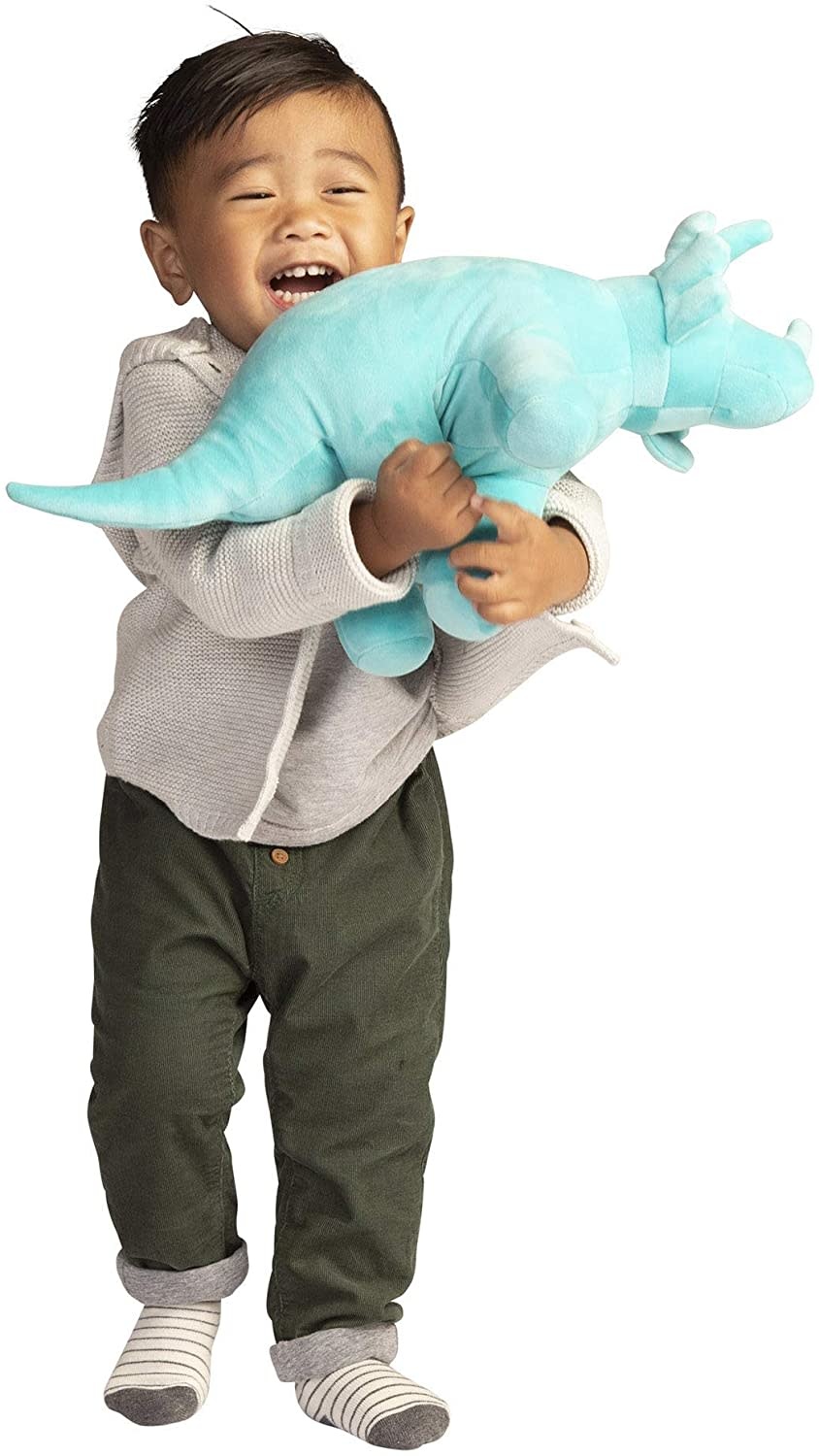 Manhattan Toy Velveteen Plush Spike Triceratops