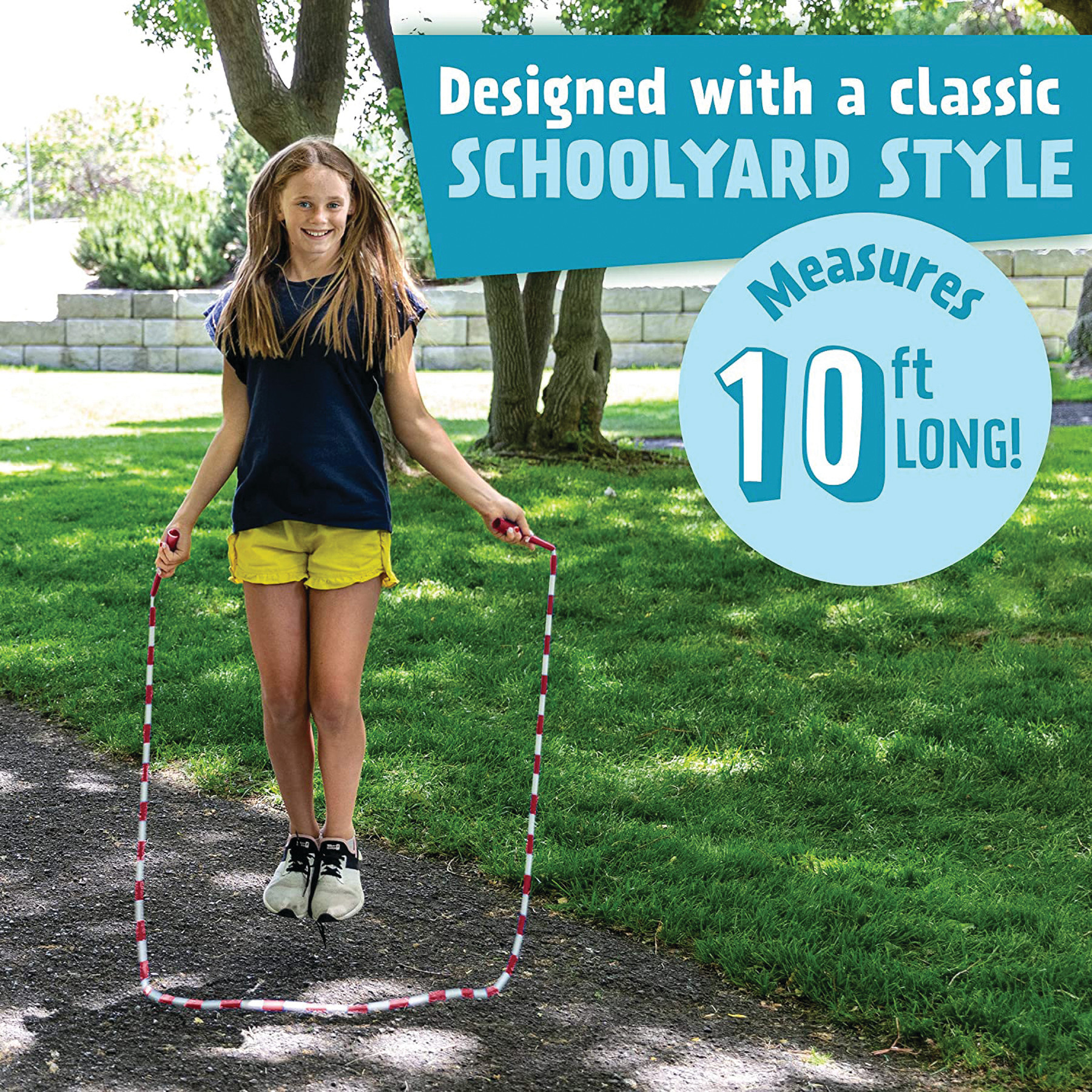 Just Jump It Just Jump It Skipping Rope Plastic Beaded Red