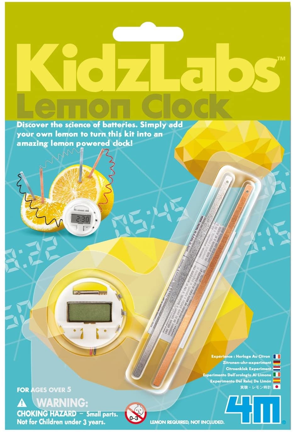KidzLab Lemon Clock