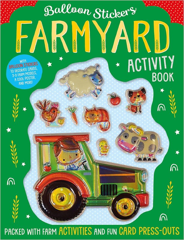 Make Believe Ideas Balloon Stickers Book Farmyard