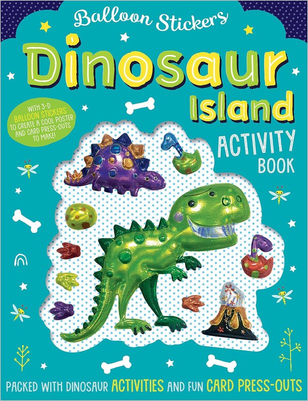 Make Believe Ideas Balloon Stickers Book Dinosaurs