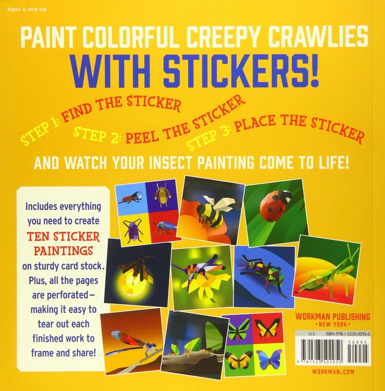Workman Publishing Paint by Sticker Kids Bugs