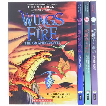 Wings of Fire Grapic Novels Box Set 1-4