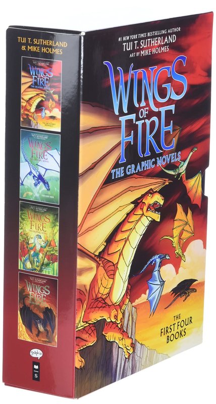 Wings of Fire Grapic Novels Box Set 1-4