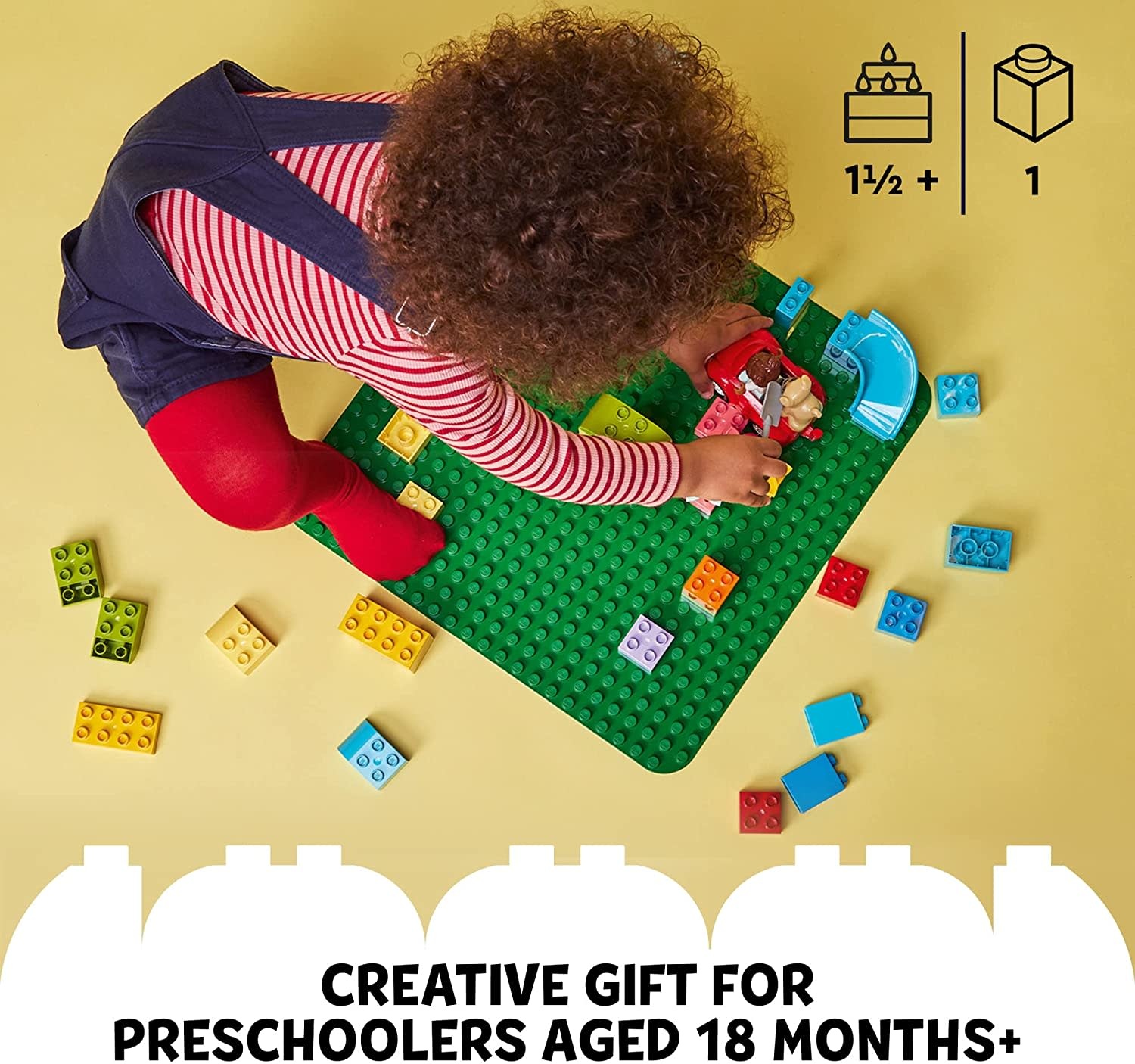 Lego Lego Duplo Green Building Plate