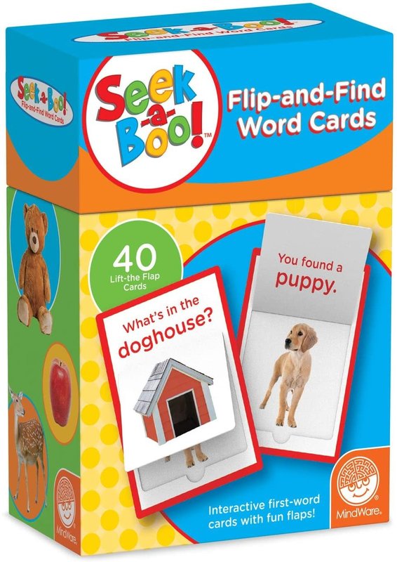 Mindware Mindware Game Seek-a-Boo Flip and Find Word Cards