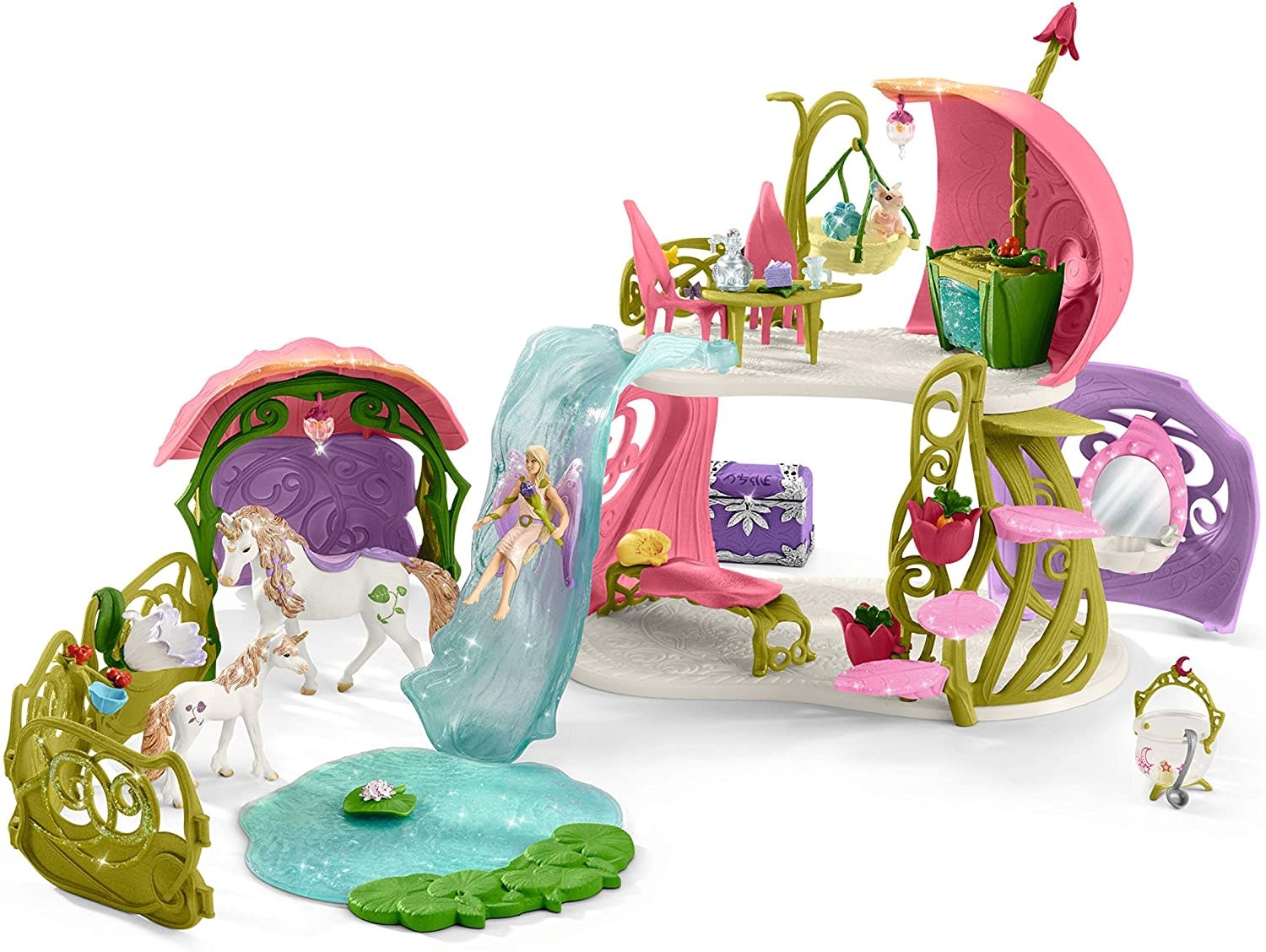 Schleich Schleich Bayala Glittering Flower House with Unicorns