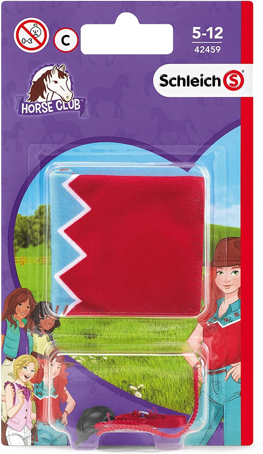 Schleich Horse Club Blanket & Halter Hannah & Cayenne