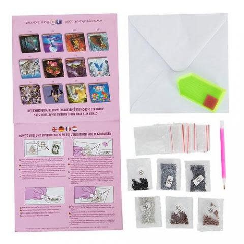 Crystal Art Card Kit Birds
