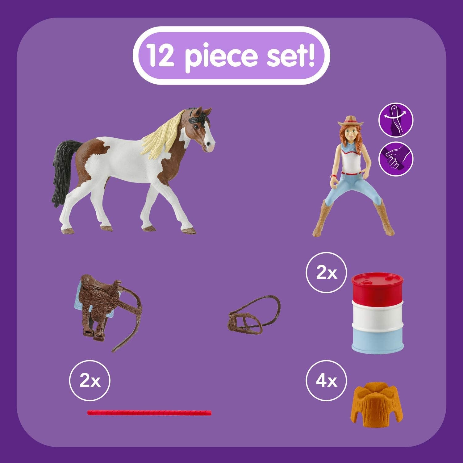 Schleich Schleich Horse Club Horse Hannah's Western Riding Set