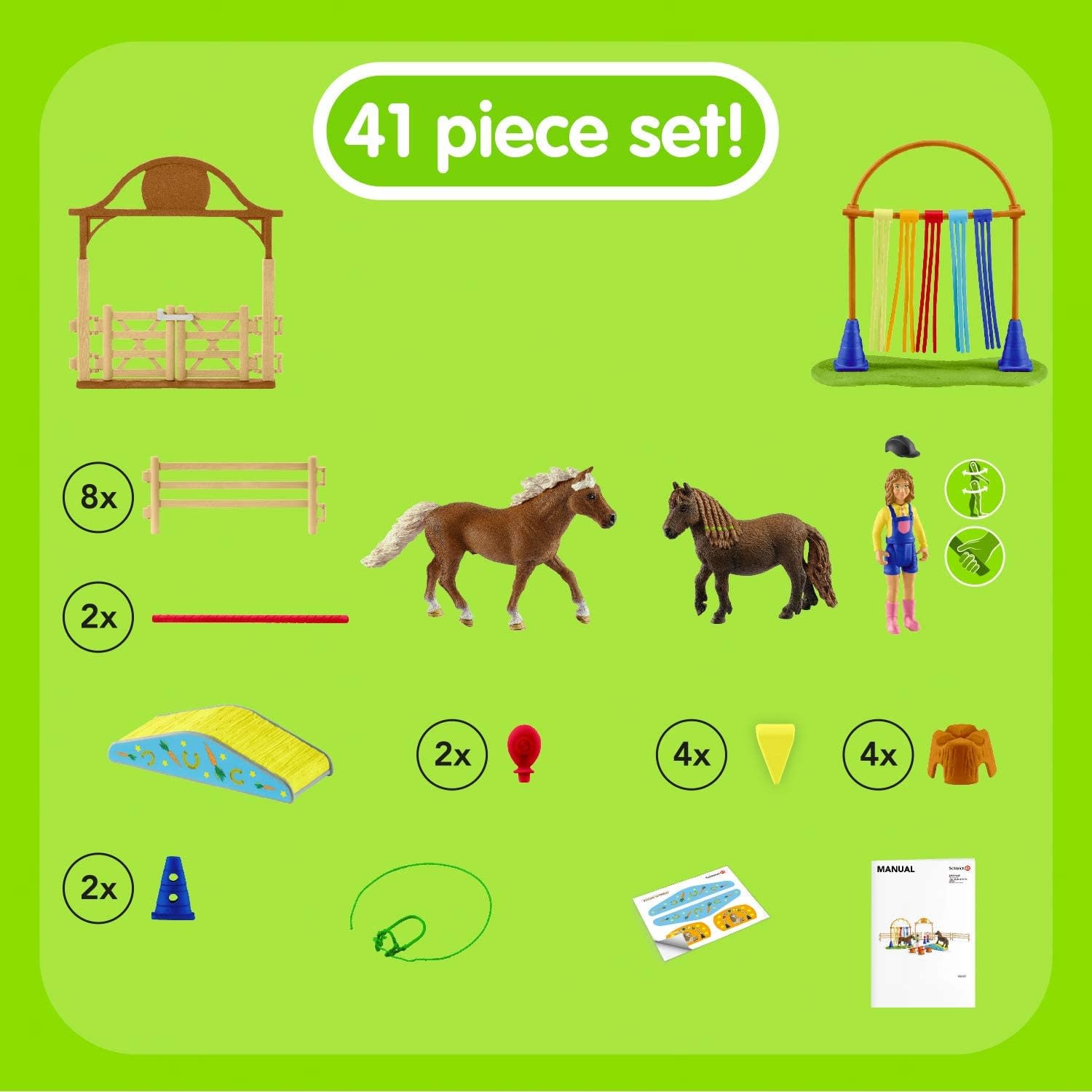 Schleich Schleich Farm World Pony Agility Training