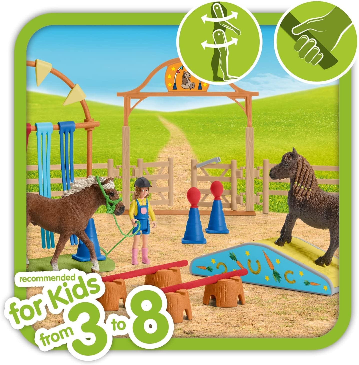 Schleich Schleich Farm World Pony Agility Training