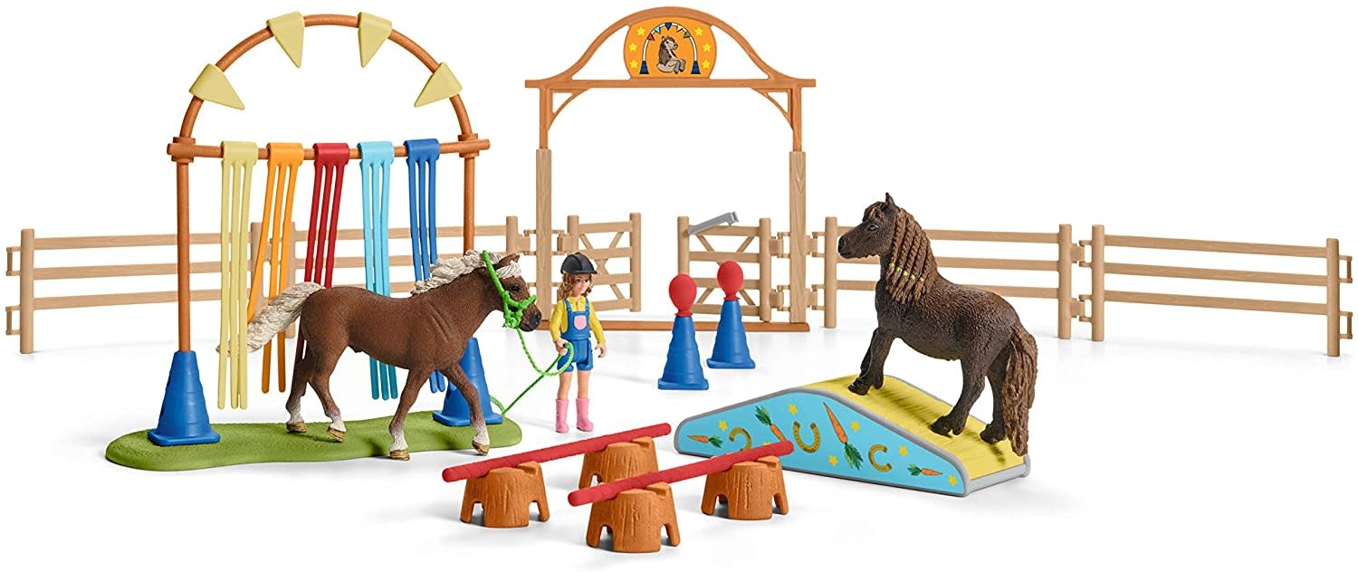 Schleich Schleich Farm World Pony Agility Training