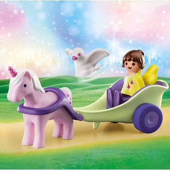 Playmobil Playmobil 123  Unicorn Carriage with Fairy