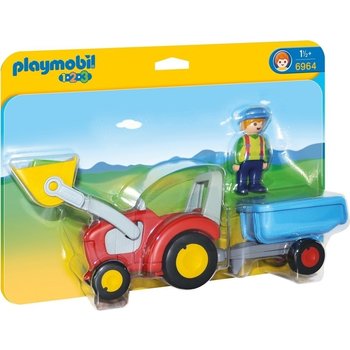 Playmobil Playmobil 123 Tractor with Trailer