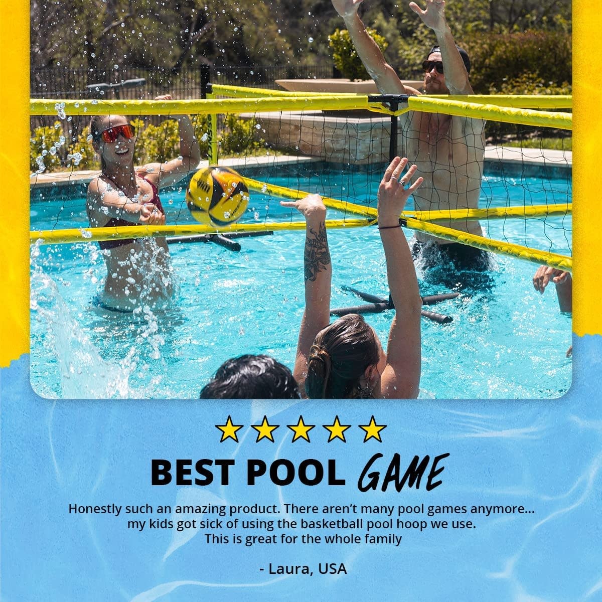 Crossnet H20 Four Square Volleyball