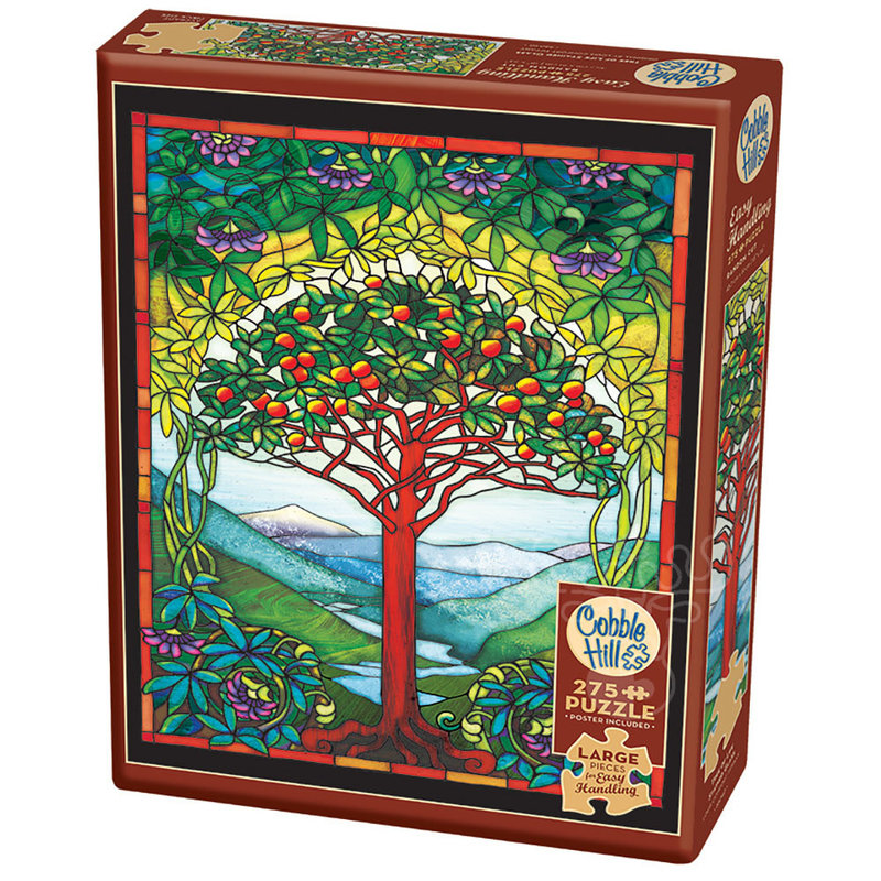 Cobble Hill Puzzles Cobble Hill Puzzle 275pc Tree of Life Stained Glass