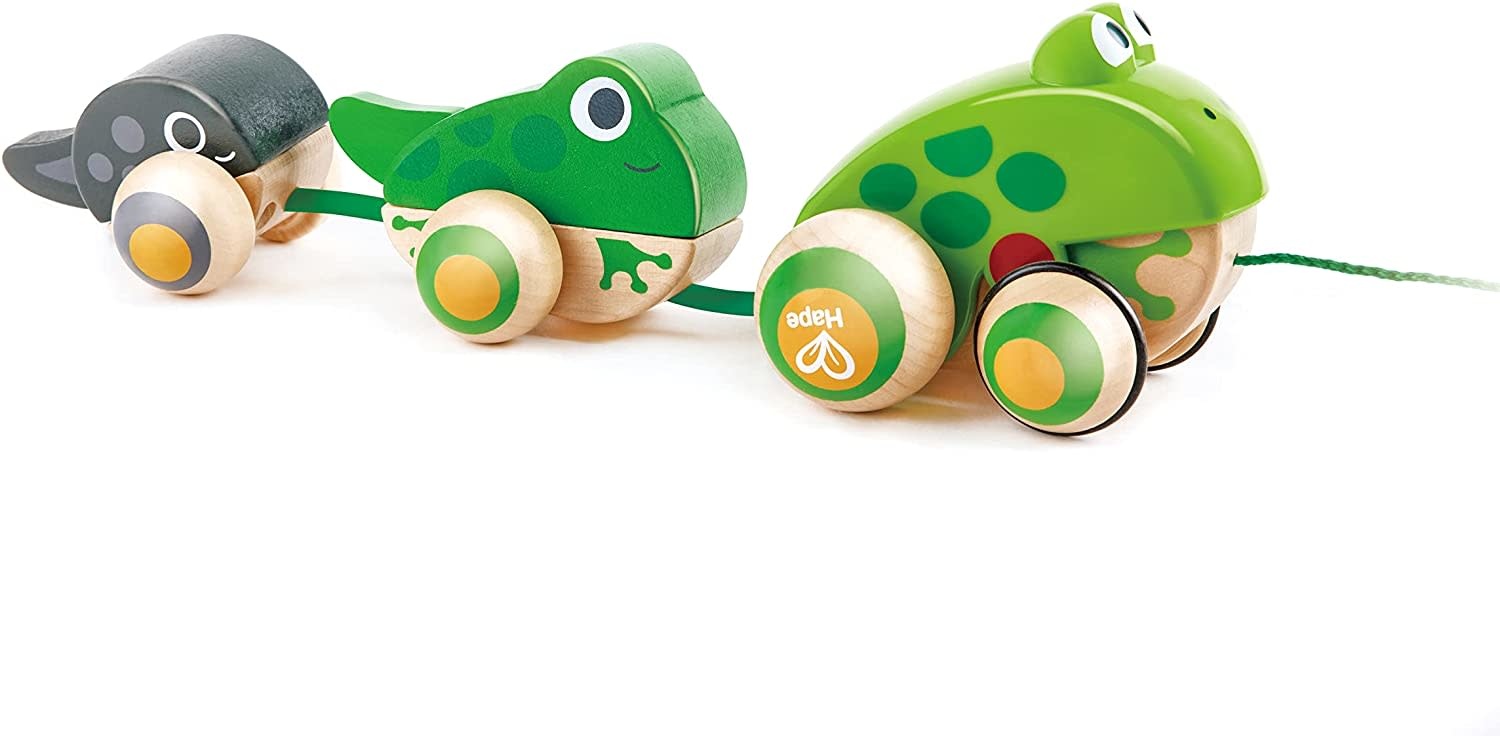 Hape Toys Hape Baby Pull-Along Frog Family