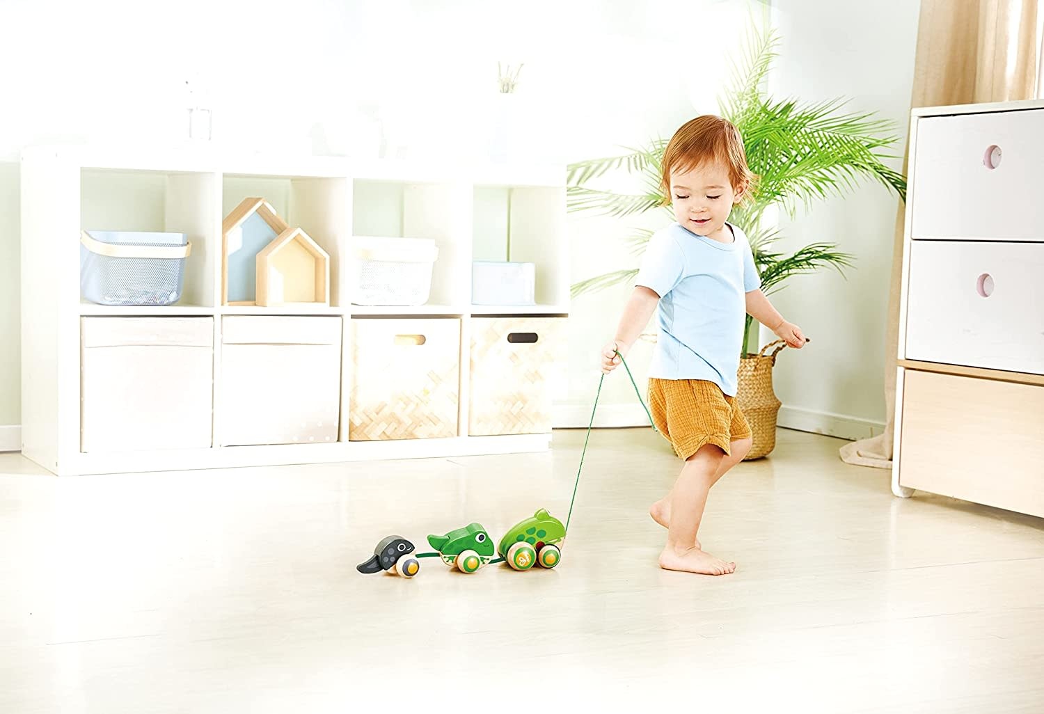 Hape Toys Hape Baby Pull-Along Frog Family