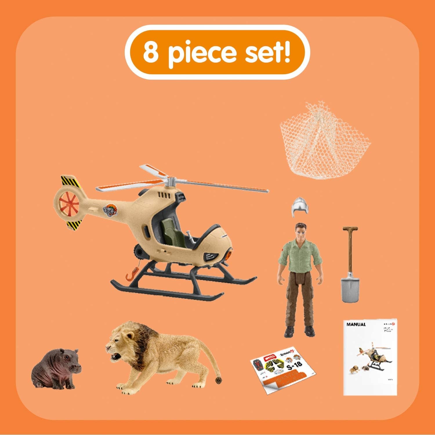 Schleich Schleich Wild LIfe Animal Rescue Helicopter