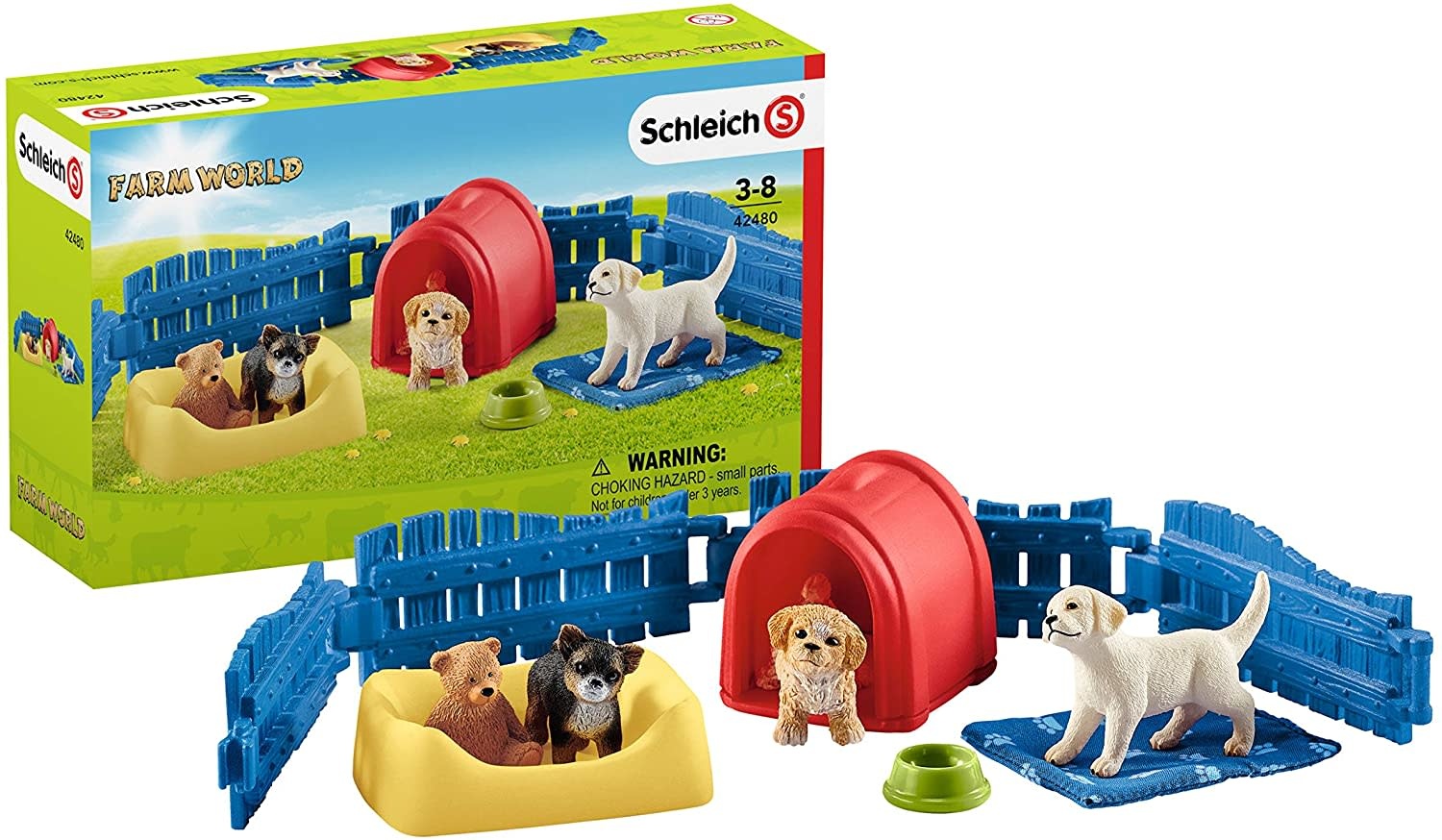 Schleich Schleich Farm World Puppy Pen
