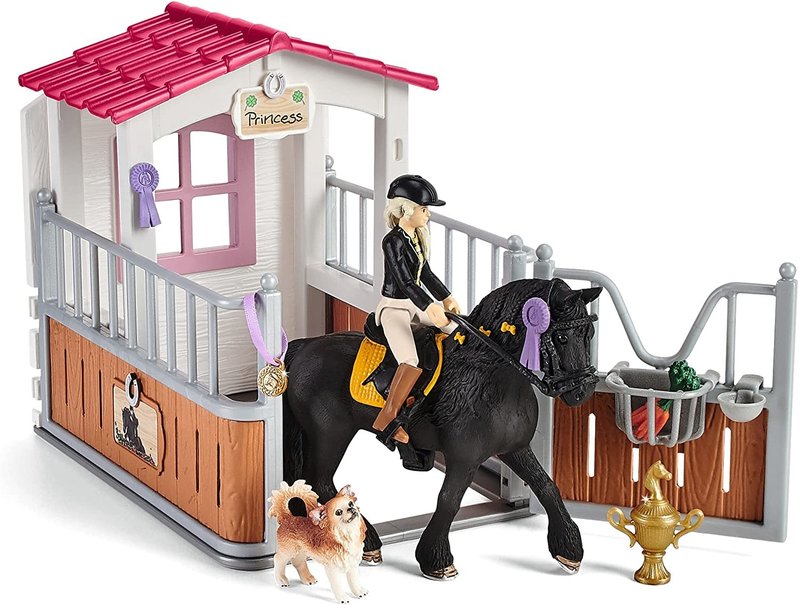 Schleich Schleich Horse Club Horse Stall with Horse Tori & Princess