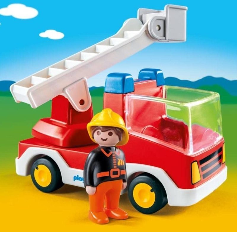 Playmobil Playmobil 123 Ladder Unit Fire Truck