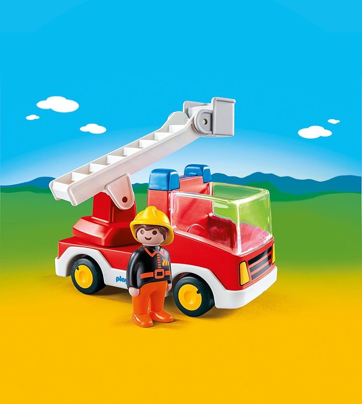 Playmobil Playmobil 123 Ladder Unit Fire Truck