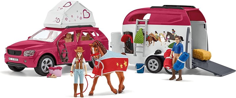 Schleich Horse Club Adventures with Car and Trailer