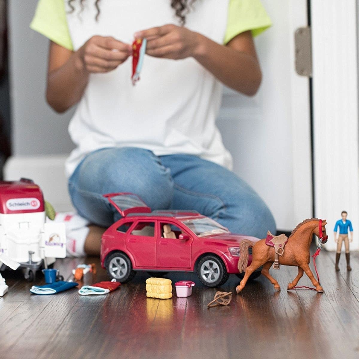 Schleich Horse Club Adventures with Car and Trailer