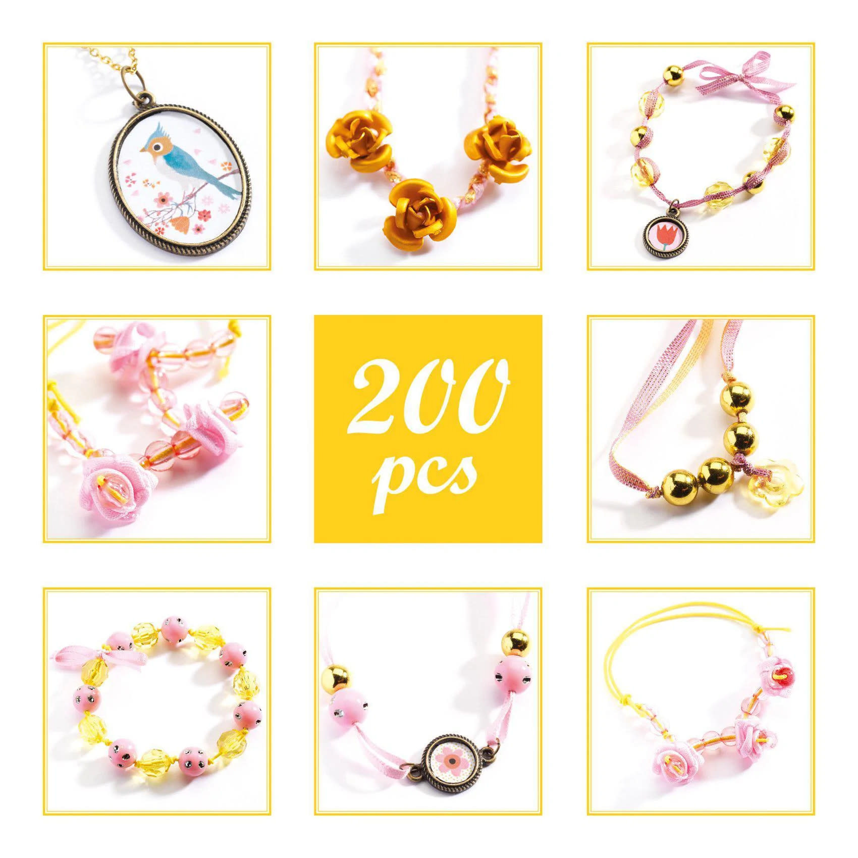 DJeco Djeco Jewellery Beads Pearls and Flowers