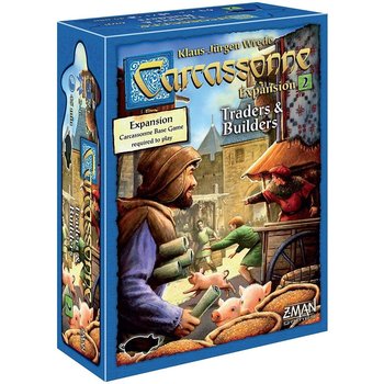 Z-Man Games Carcassonne Game Exp:2 Traders & Builders